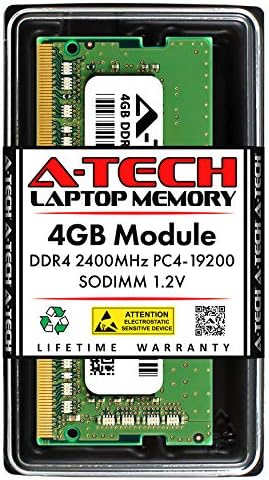 זיכרון RAM של A-Tech 4GB עבור Synology Diskstation DS220+ NAS | DDR4 2400MHz PC4-19200 SODIMM 1.2V 260 פינים